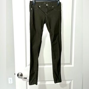 VIP Green Skinny Jeans Stretch Denim Size 5